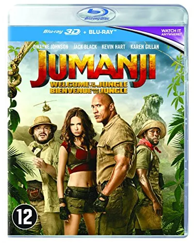 Jumanji : Bienvenue Dans la Jungle - Edition 3D [Blu Ray 3D + Blu Ray]