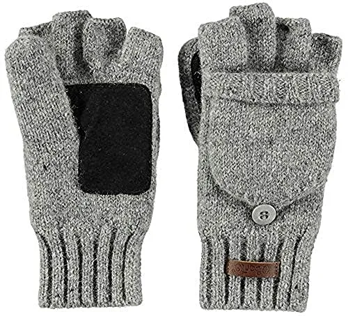 Barts - Haakon Bumgloves Boys, Guanti Bambino, Grigio, 4 (Taglia Produttore: 4)