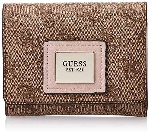Guess Candace SLG Small Trifold Brown Multi