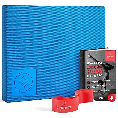 Cuscino Equilibrio Balance Pad Tavola Propriocettiva + Training Ebook | Ginnastica Fitness Board Stabilita Coordinamento Sportivo Allenamento Massage XL