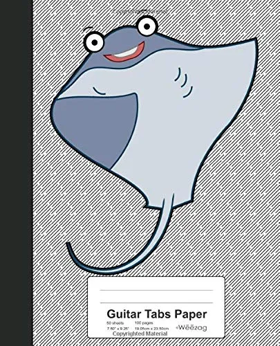 Guitar Tabs Paper: Dabbing Stingray Book