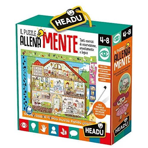 Headu-Il Puzzle Allenamente, Multicolore, IT20546