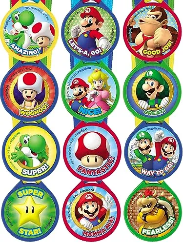 Super Mario Mini Award Medals /12