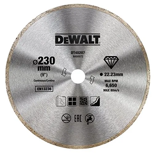 DT40207-QZ - Disco de corte de diamante 230mm x 22.2mm