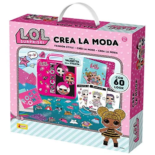 Lisciani Giochi- LOL Surprise-Crea la Moda L.O.L Gioco per Bambini, Multicolore, 77540