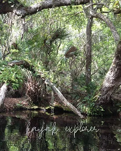 Kayak Explorer: 8x10 Lined Notebook