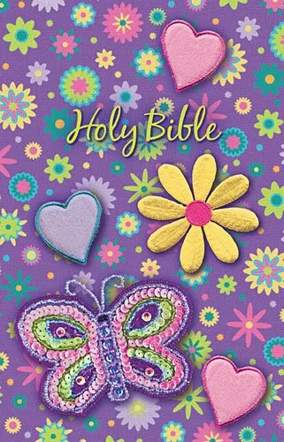 Holy Bible: New King James Version Shiny Sequin Purple