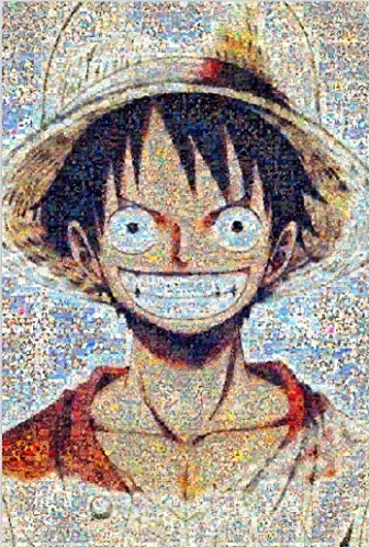 ARTF Jigsaw Puzzle for Adulti 1000 Parte, 50 * 75cm, Giapponese del Fumetto del Anime One Piece Rufy Picture Puzzle Giocattolo, Collezionismo Decorazione Domestica Moderna Regalo di Compleanno Fai da