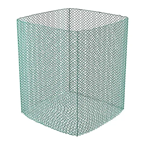 Wiesenfield Rete per Fieno Rete Porta Fieno per Cavalli Wie-Net-1 (Maglie Strette, 1,4 x 1,4 x 1,6 m, Verde)