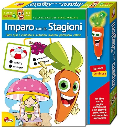 Libro maxi carotina con penna parlante. Imparo con le stagioni