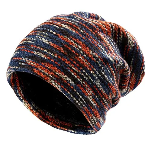 VBIGER Beanie Cappelli Invernali Berretti in Maglia Cappelli da Uomo e Donna (rosso)