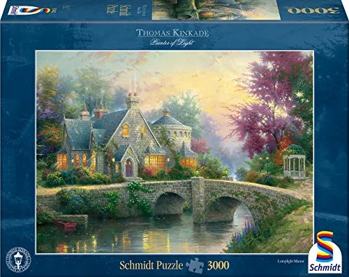 Schmidt - Thomas Kinkade Puzzle, Tematica: Sera, 3000 Pezzi
