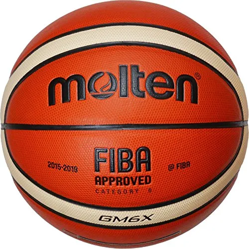 Molten 07293_010085, Pallone da Basket Bambina, Arancio, 6