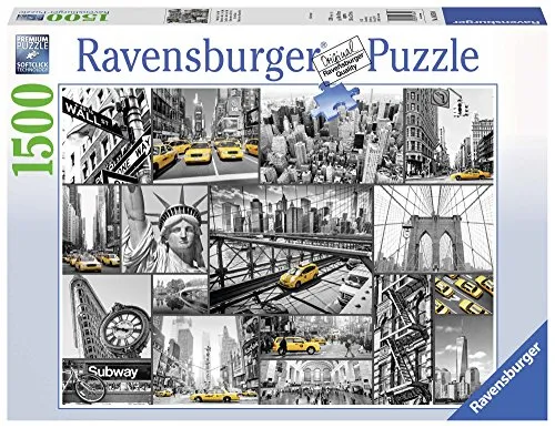 Ravensburger- Macchie di Colore a New York Puzzle da Adulti, Multicolore, 1500 Pezzi, 16354
