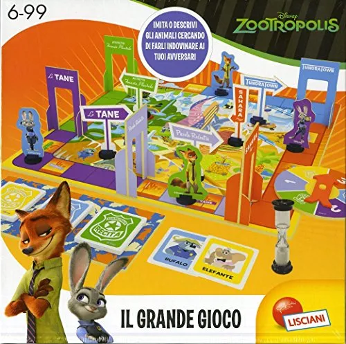 Lisciani Giochi 52974 - Zootropolis, Il Grande Gioco, Multicolore