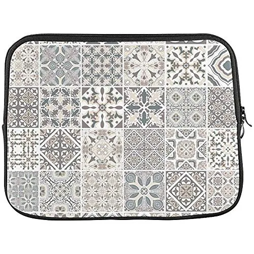 Tegole decorative portoghesi decorate tradizionali Azulejos Custodia morbida Custodia per laptop Borsa 15 pollici