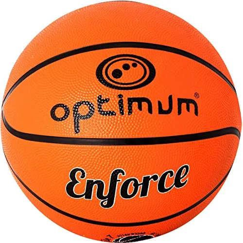 OPTIMUM Enforce Basketball, Orange, Size Mini Unisex Adulto, Arancione, 7