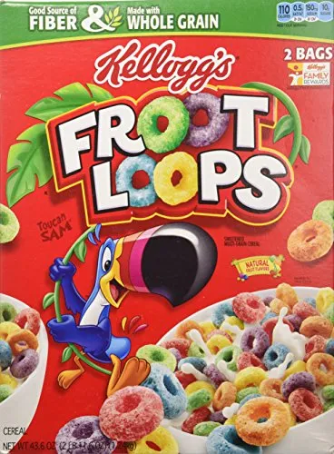 Kellogg's Froot Loop, cereali, 1,24 kg