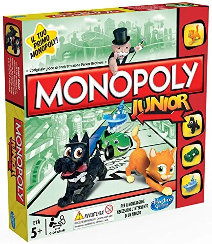 Hasbro A6984103 - Monopoly Junior Gioco di Contrattazione
