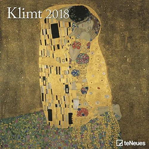 2018 Klimt Calender - teNeues Grid Calendar- Art Calender - 30 x 30 cm