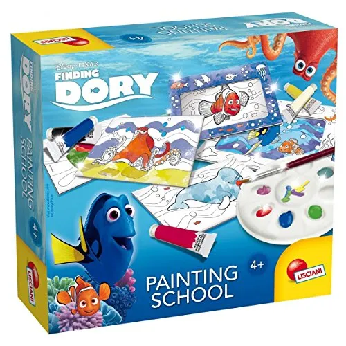 Lisciani Giochi Painting School Nemo/Finding Dory Gioco, Multicolore, 54077