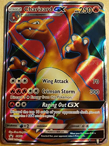 TPCI Pokémon - Charizard GX - SM60 - Inglese - Full Art - Promo - Jumbo