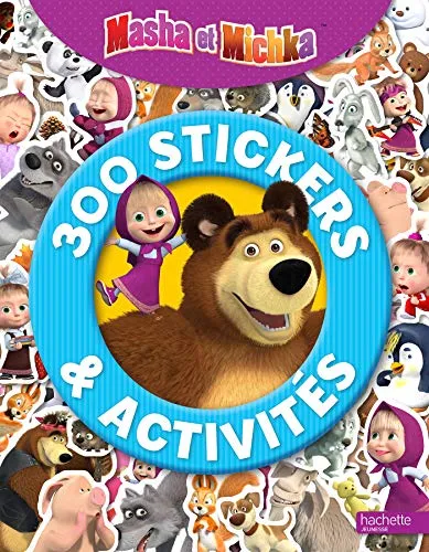 300 stickers & activités Masha et Michka
