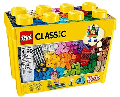 LEGO Classic Scatola di Mattoni creativi Grande – Gioco di Costruzioni, Multicolore, 4 Anno (S), 790 Pezzo (S), Ragazzo/Ragazza, 99 Anno (S), 6 cm