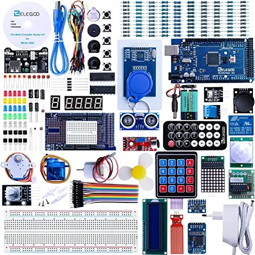 ELEGOO MEGA R3 Lo Starter Kit più Completo con Tutorial Italiano Compatibile con i Progetti IDE di Arduino