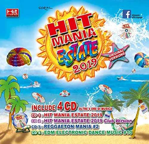 Hit Mania Estate 2019 (Box 4 Cd + Rivista)