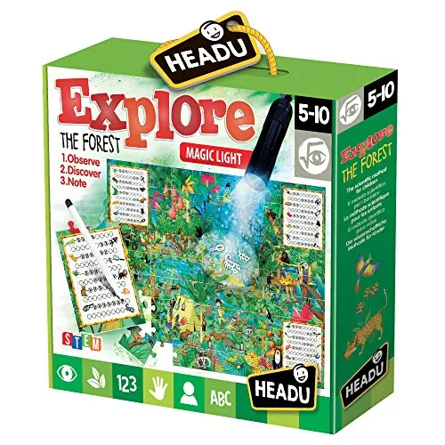 headu- Explore The Forest Giochi Educativi, Multicolore, IT22304