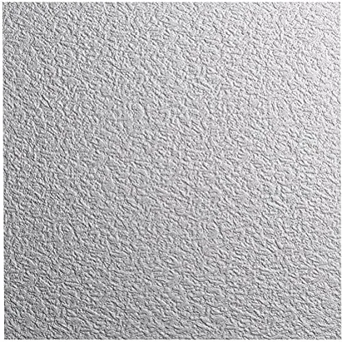 GENT Pannello polistirolo decorativo per soffitto e parete effetto 3D isolante termico - spessore 1cm - dimensioni 50x50cm decosa, Confezione da 10mq (40 pannelli)