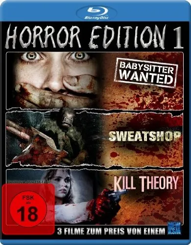 Horror Edition 1 (Babysitter Wanted / Kill Theory / Sweatshop) [Blu-ray] [Collector's Edition] [Edizione: Germania]