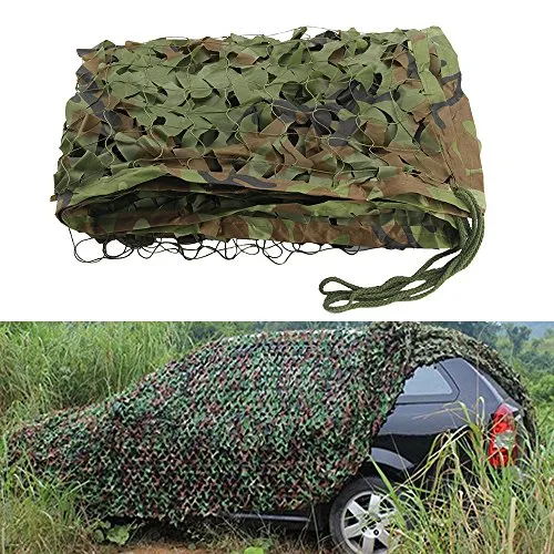 Camouflage Net Camo Netting Oxford Fabric Hunting Shooting Hide Army for Camping Hide 2M 3M 5M 7M