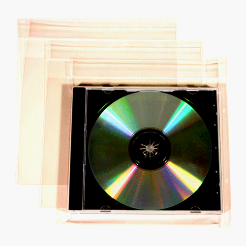 CD Jewel Case Wraps Pack 200