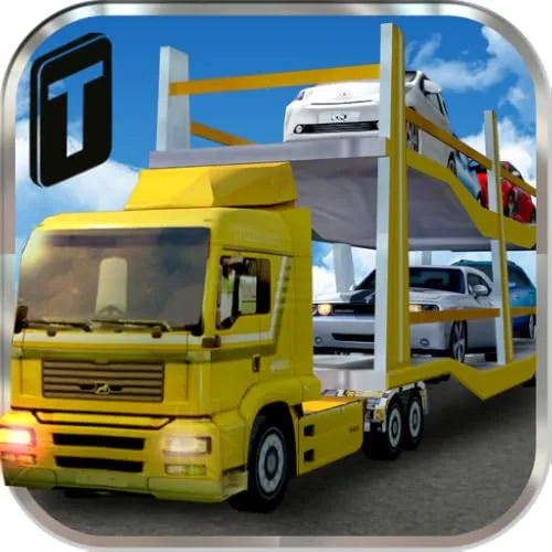 Car Transport Trailer 3D