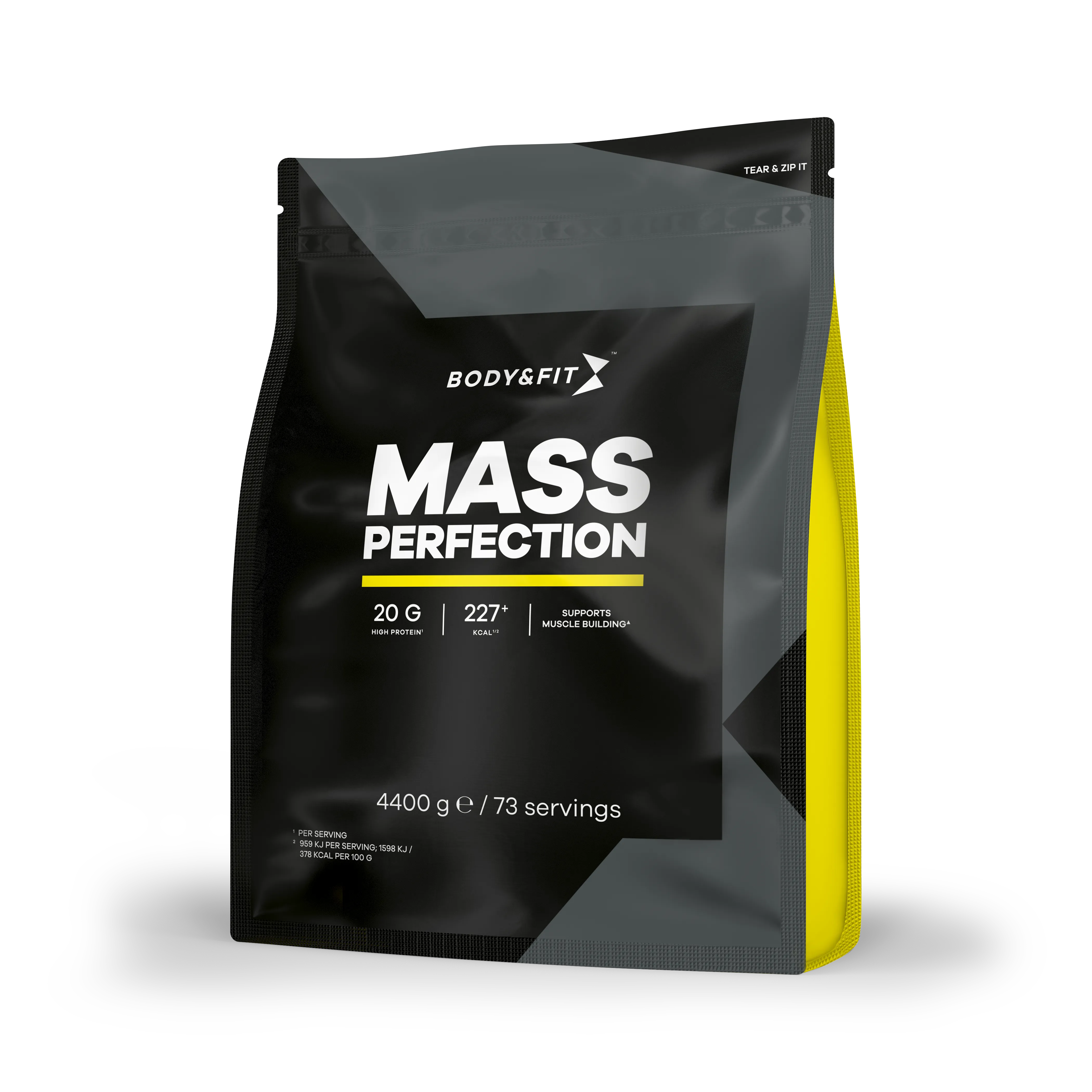 Mass Perfection - Body&Fit - Frullato Alla Banana - 4,4 Kg (73 Frullati)