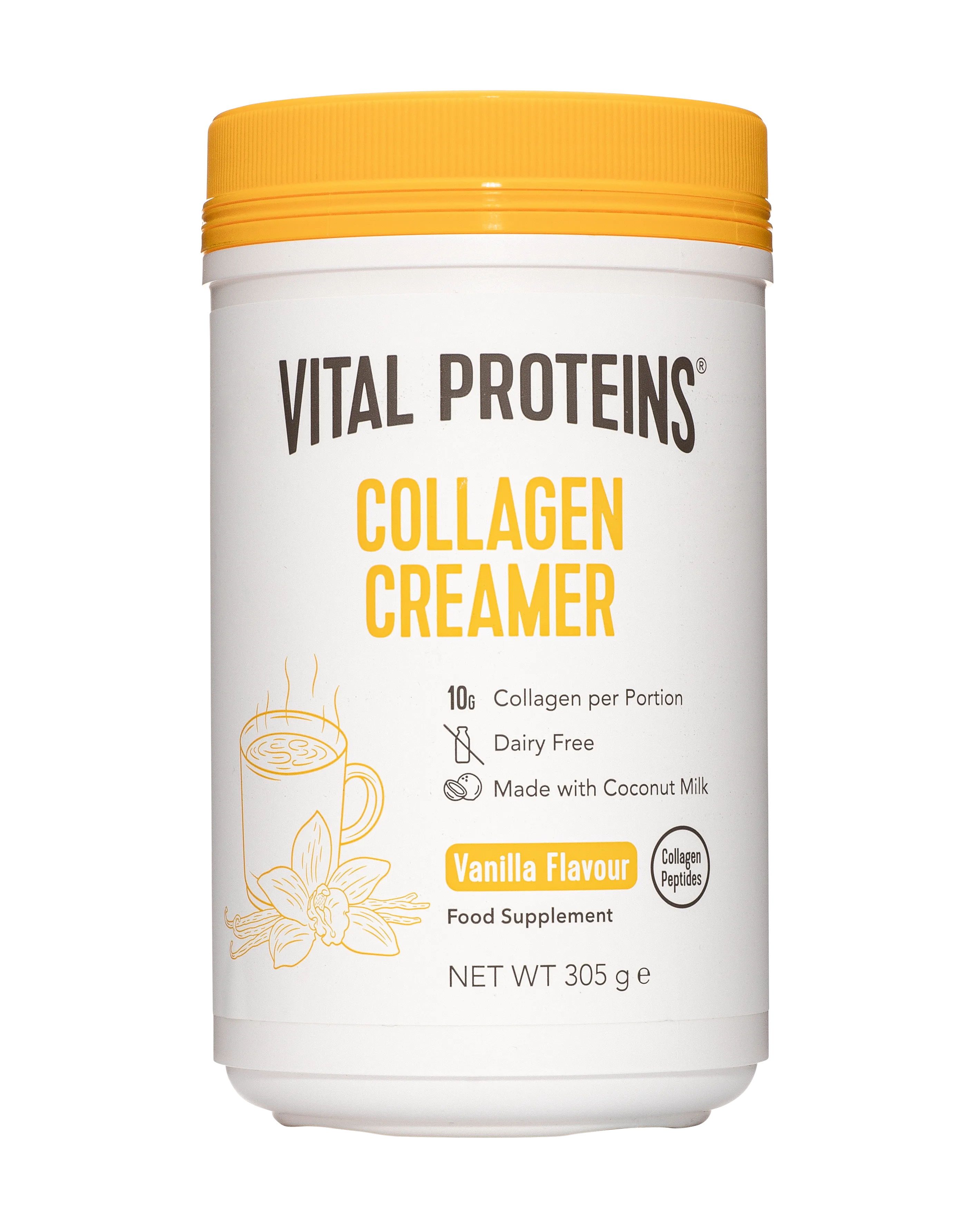 Collagene Creamer -  - Vaniglia - 305 Grammi (12 Dosi)