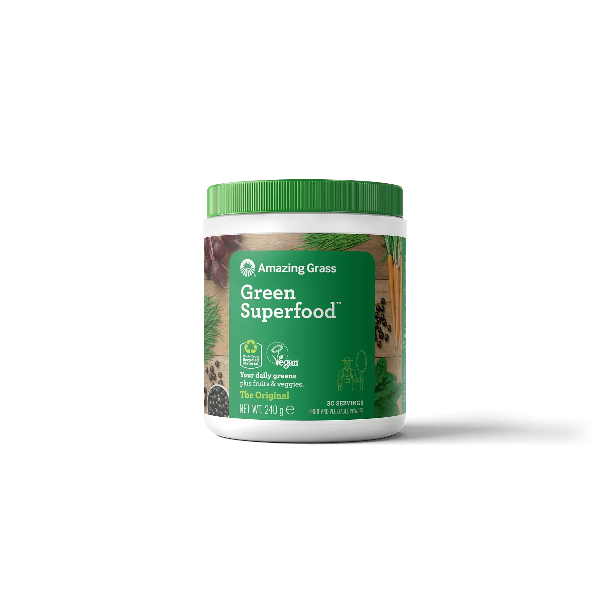 Green Superfood -  - Originale (naturale) - 240 Grammi (30 Dosi)
