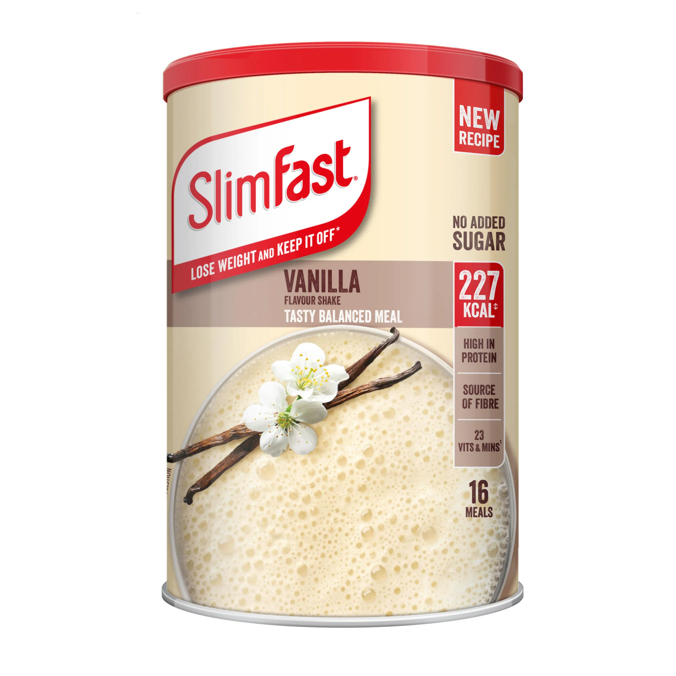 Sostitutivo Pasto in Polvere Slimfast -  - Vaniglia - 584 Grammi (16 Frullati)