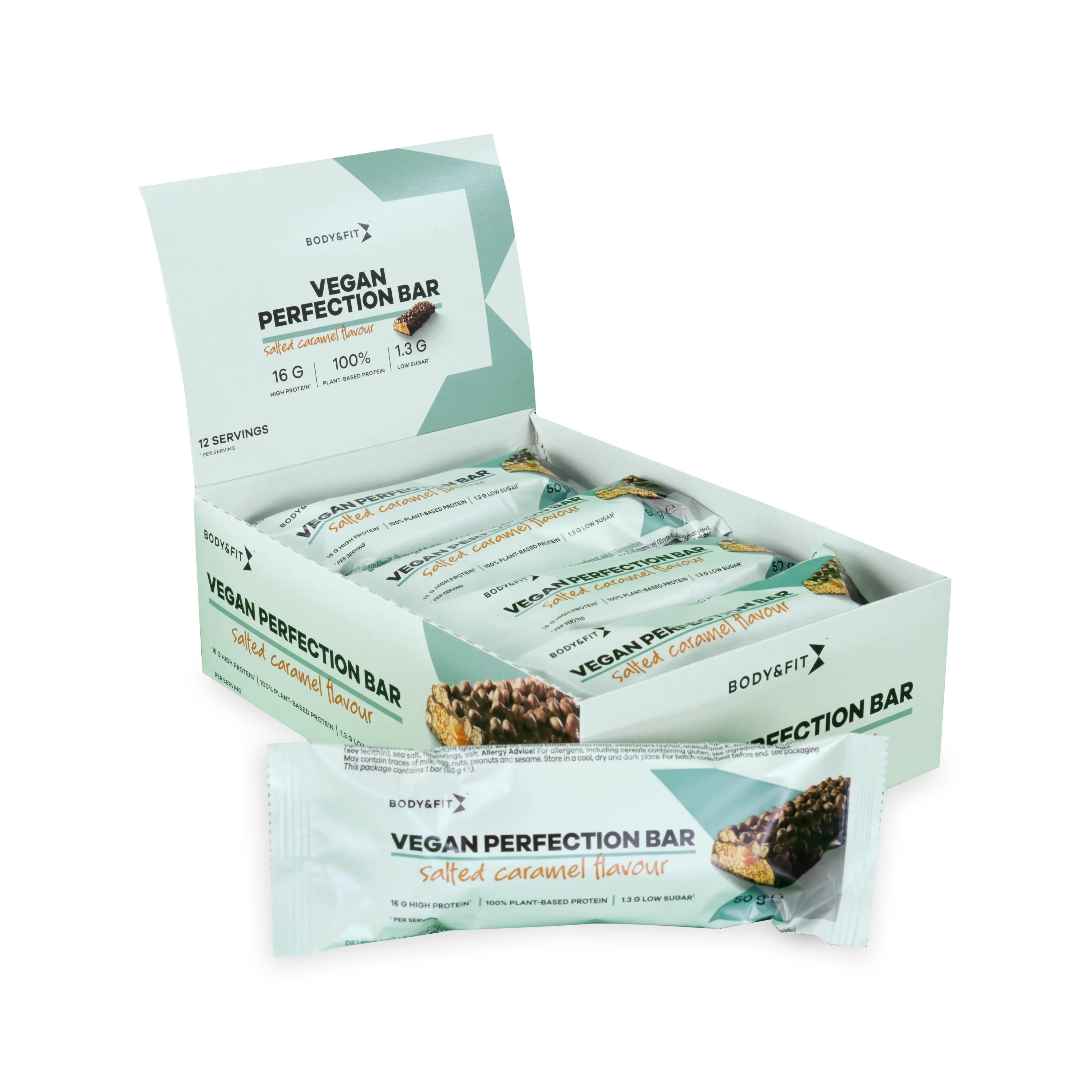 Vegan Perfection Bar - Body&Fit - Mix Box - 12 Barrette (600 Grammi)