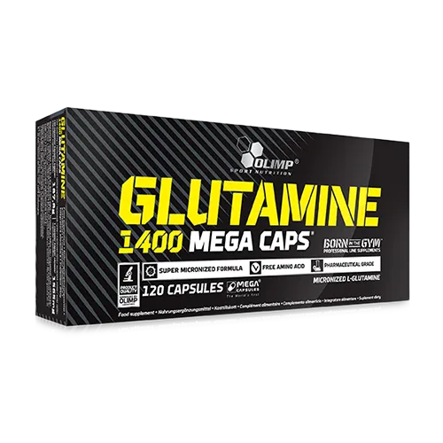 Glutamine Mega Caps 1400 -  - 120 Capsule