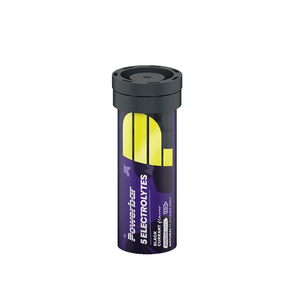 Electrolyte Tabs - Powerbar - Ribes Nero - 1 Pacchetto (10 Compresse)