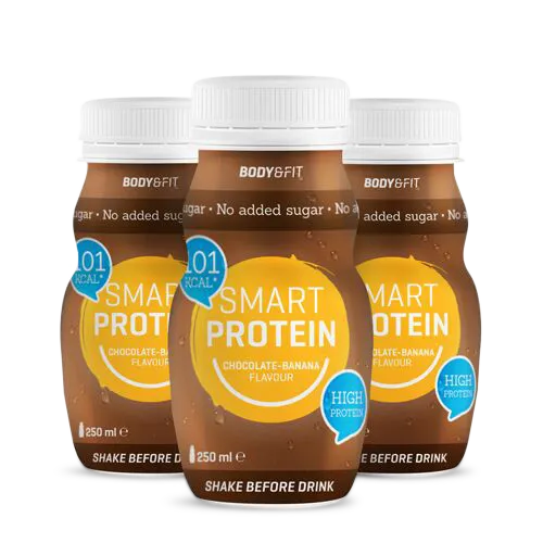 Smart Protein Drink - Body&Fit - Cioccolato E Banana - 1500 Ml (6 Pezzi)