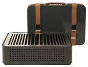 Barbecue portatile a carbone Mon Oncle - / Portatile - 44 x 32 cm di  - Grigio - Metallo
