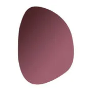 Specchio murale Pebble - / 37 x 26,5cm di  - Viola - Vetro