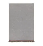 Tappeto Garden Layers - / 90 x 200 cm - Tessuto a mano di  - Blu/Beige - Tessuto