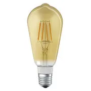 Lampadina LED E27 connessa - / Smart+ - Incandescenza Edison 5,5W=45W di Ledvance - Oro - Vetro