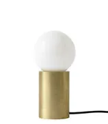 Lampada da tavolo Socket / H 18 cm - Ottone -  - Oro/Metallo - Metallo