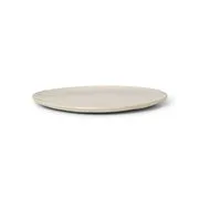 Piatto da dessert Flow - / Ø 22 cm di  - Bianco - Ceramica